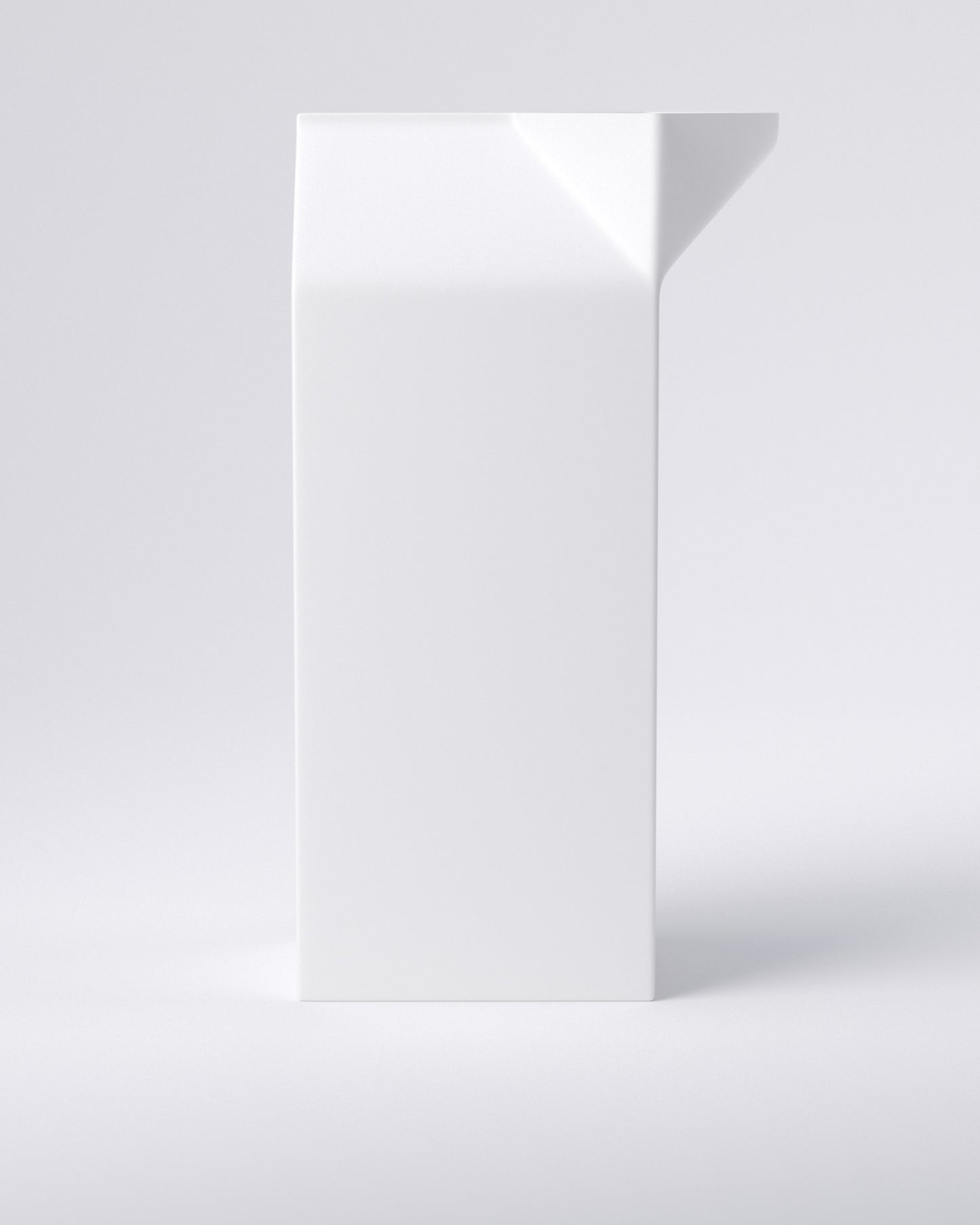 Milk carton vase - 3D printed