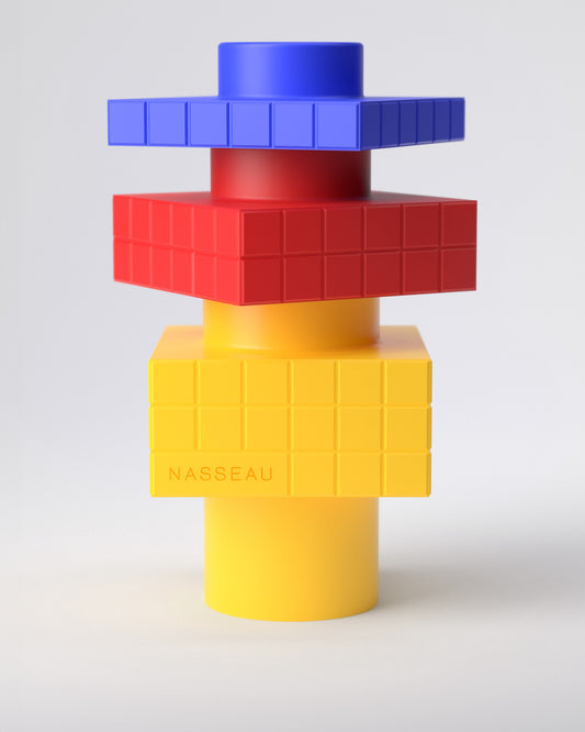 Cubic stacked vase - 3D printed