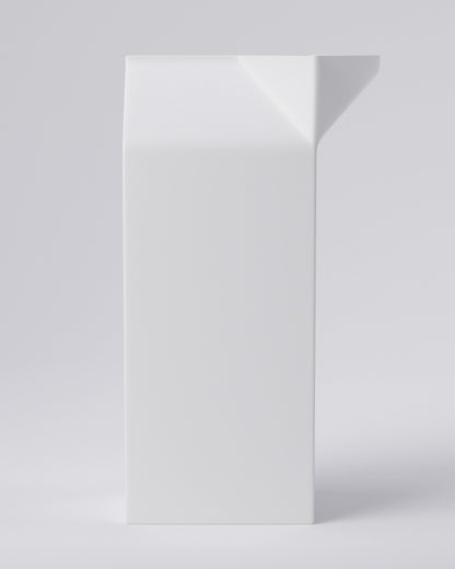 Milk carton vase - 3D printed