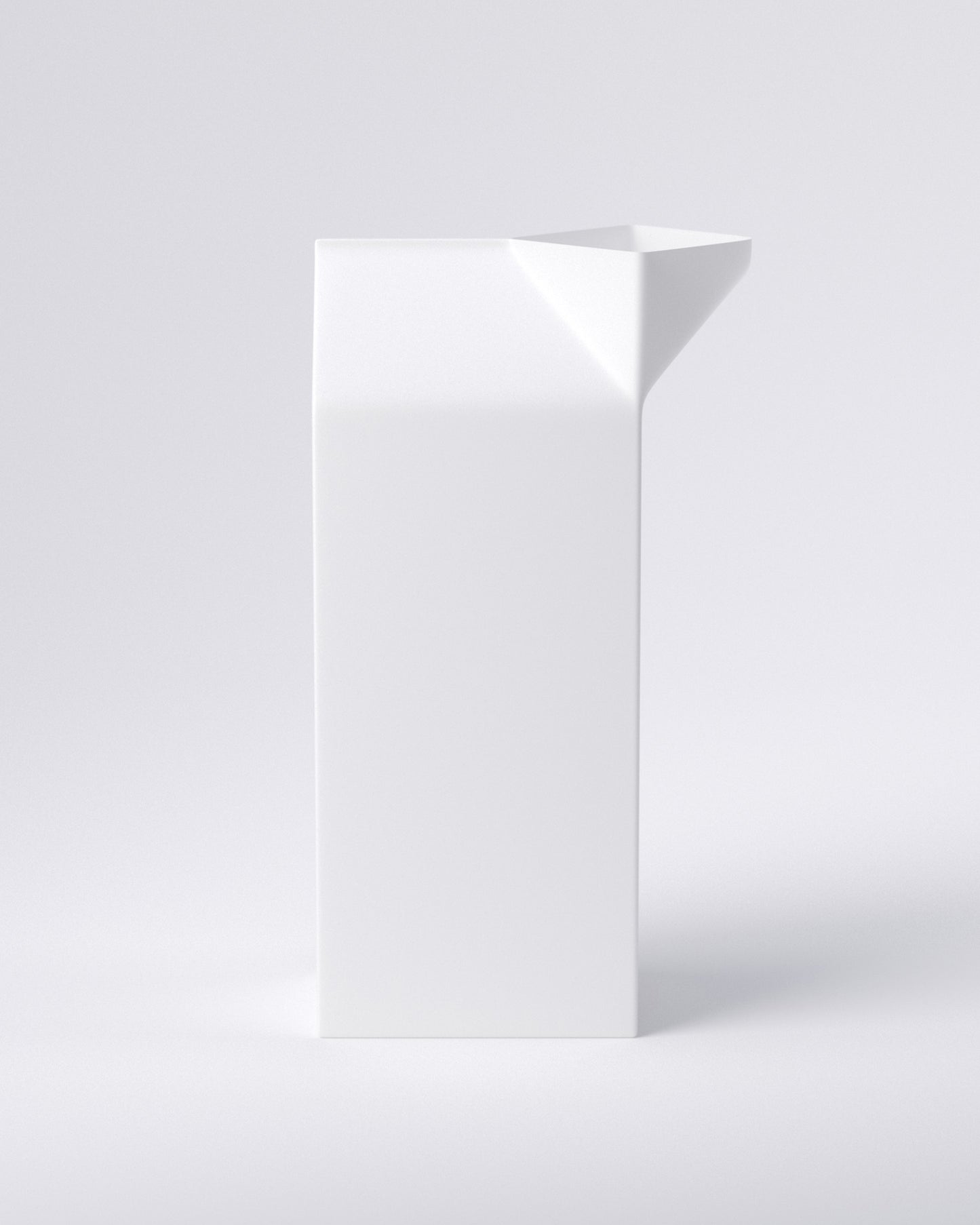 Milk carton vase - 3D printed