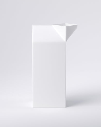 Milk carton vase - 3D printed