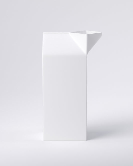Milk carton vase - 3D printed